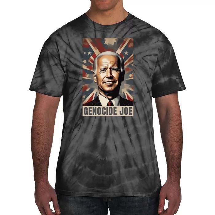 Genocide Joe Impeach Biden Palestine Gaza Tie-Dye T-Shirt