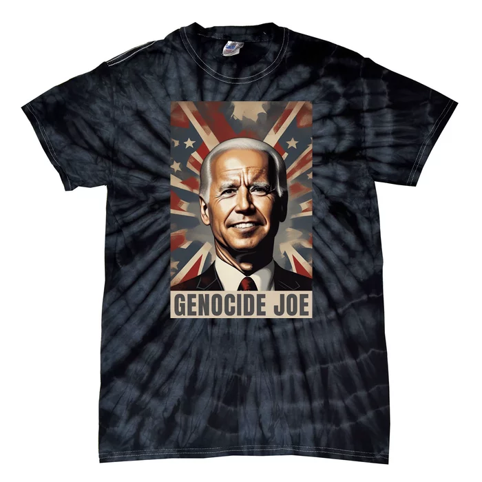 Genocide Joe Impeach Biden Palestine Gaza Tie-Dye T-Shirt