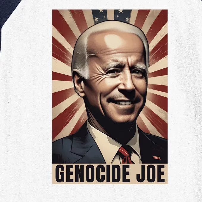 Genocide Joe Impeach Biden Palestine Gaza Baseball Sleeve Shirt