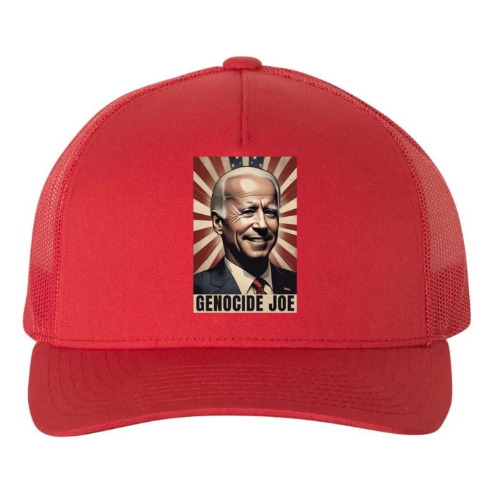 Genocide Joe Impeach Biden Palestine Gaza Yupoong Adult 5-Panel Trucker Hat