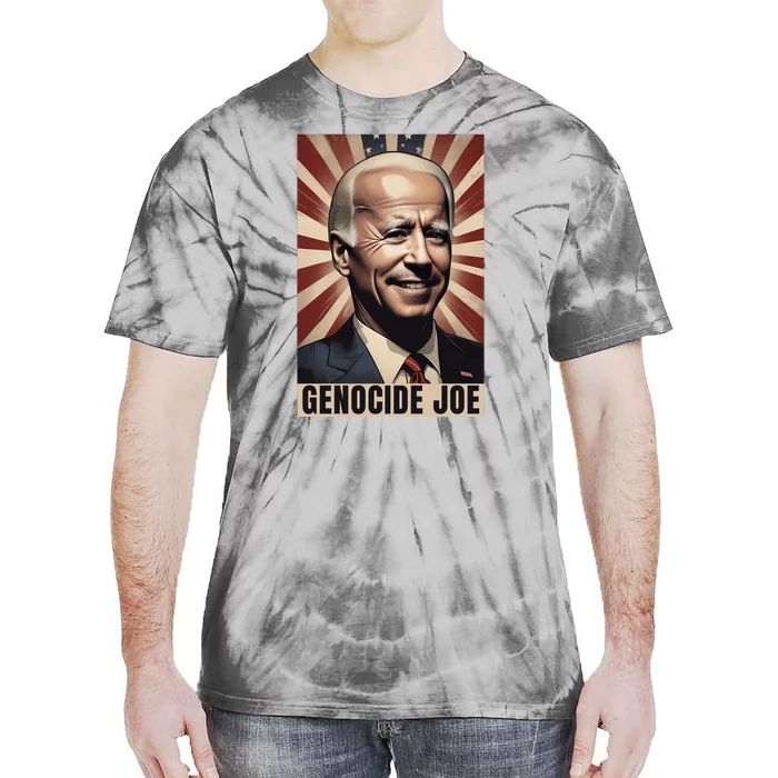 Genocide Joe Impeach Biden Palestine Gaza Tie-Dye T-Shirt