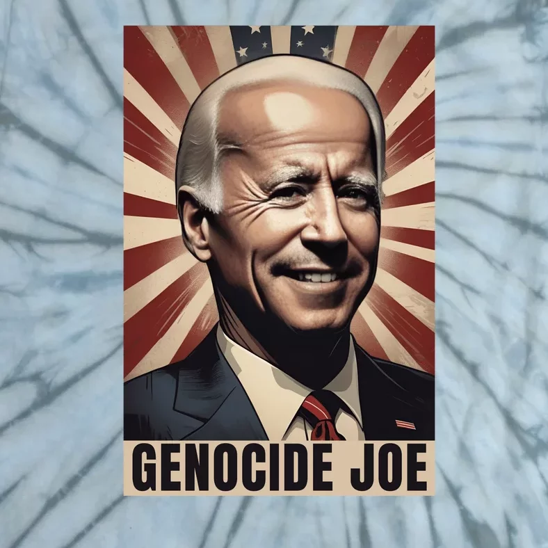 Genocide Joe Impeach Biden Palestine Gaza Tie-Dye T-Shirt