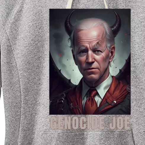 Genocide Joe Impeach Biden Palestine Gaza Women's Fleece Hoodie