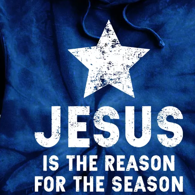 Girls Jesus Is The Reason For The Season Christmas Christian Tie Dye Hoodie