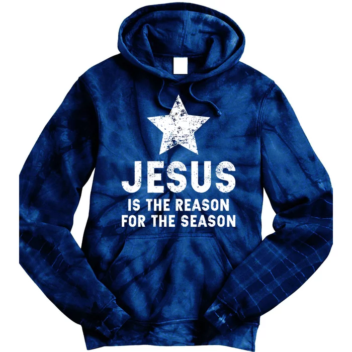 Girls Jesus Is The Reason For The Season Christmas Christian Tie Dye Hoodie