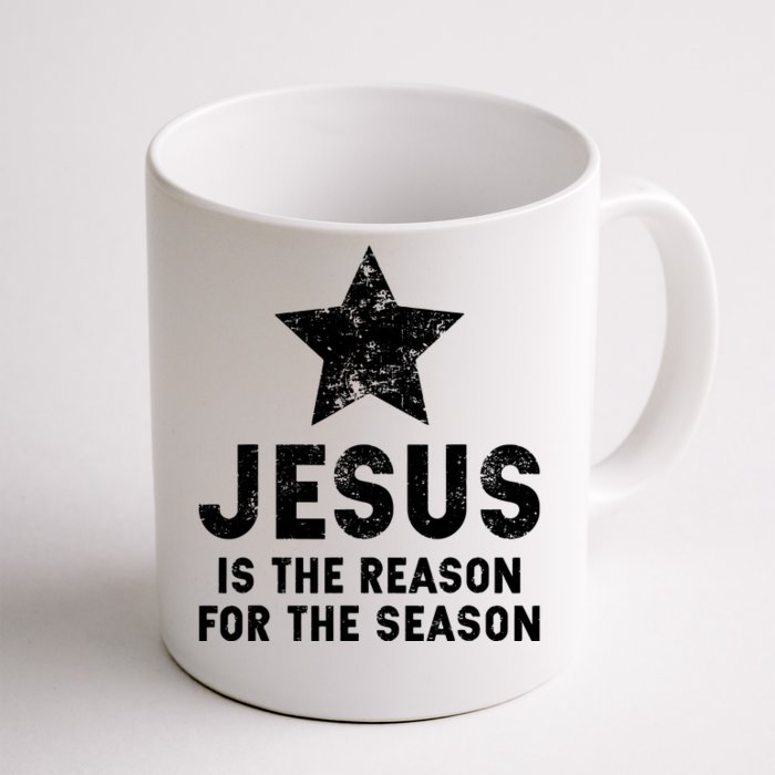 Girls Jesus Is The Reason For The Season Christmas Christian Front & Back Coffee Mug