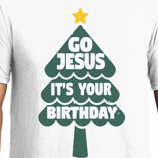 Go Jesus Its Your Birthday Shirts Funny Christmas Christian Pajama Set