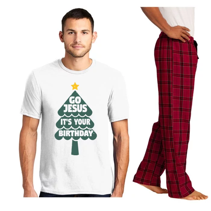 Go Jesus Its Your Birthday Shirts Funny Christmas Christian Pajama Set