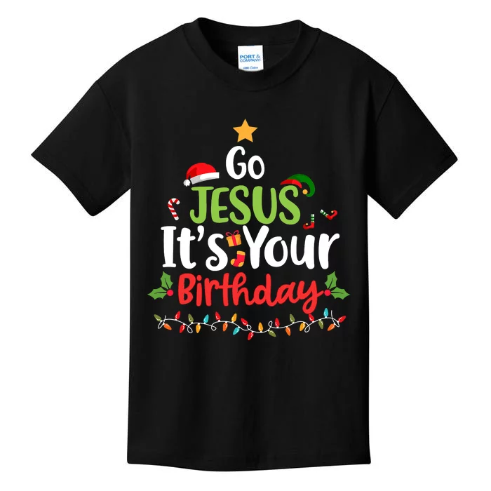 Go Jesus It's Your Birthday Funny Christmas Gifts Kids T-Shirt