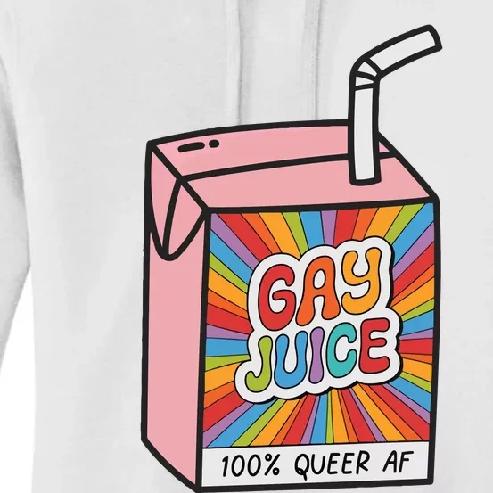 Gay Juice Lesbian Queer Lgbtq Lgbt Women's Pullover Hoodie