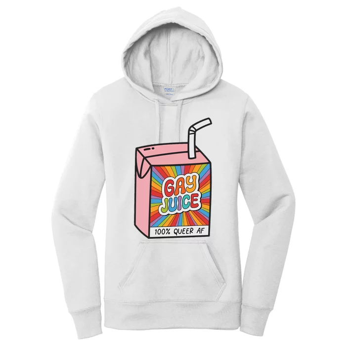 Gay Juice Lesbian Queer Lgbtq Lgbt Women's Pullover Hoodie