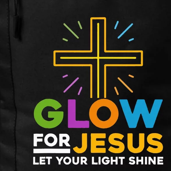 Glowfor Jesus Let Your Light Shine Faith Cross Christian Daily Commute Backpack