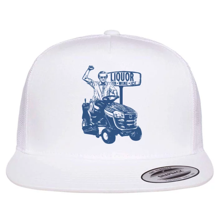 George Jones Lawn Mower Flat Bill Trucker Hat