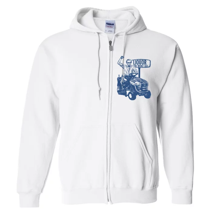 George Jones Lawn Mower Full Zip Hoodie