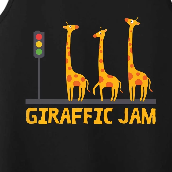 Giraffic Jam Shirts For Who Loves Giraffes Performance Tank