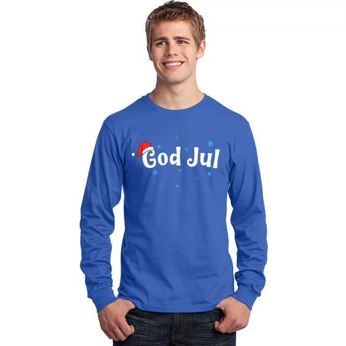 God Jul Swedish Christmas Gift Tall Long Sleeve T-Shirt