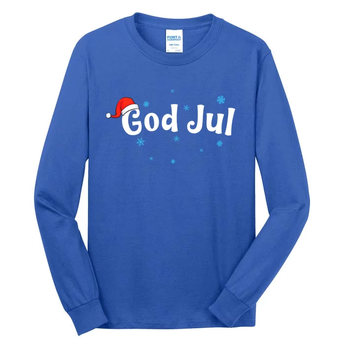 God Jul Swedish Christmas Gift Tall Long Sleeve T-Shirt