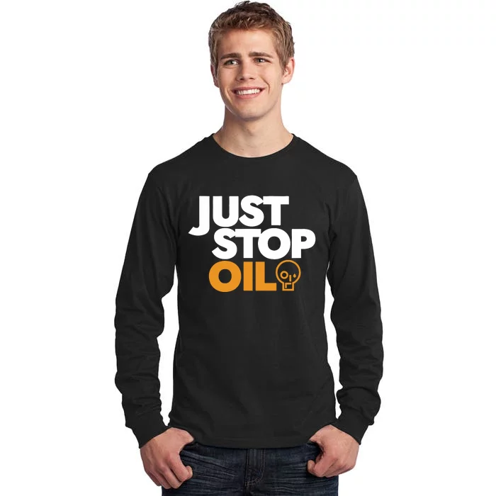 Groom Just Stop Oil Tall Long Sleeve T-Shirt