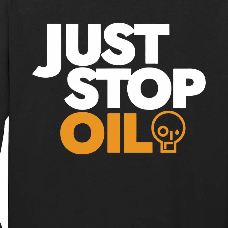 Groom Just Stop Oil Tall Long Sleeve T-Shirt