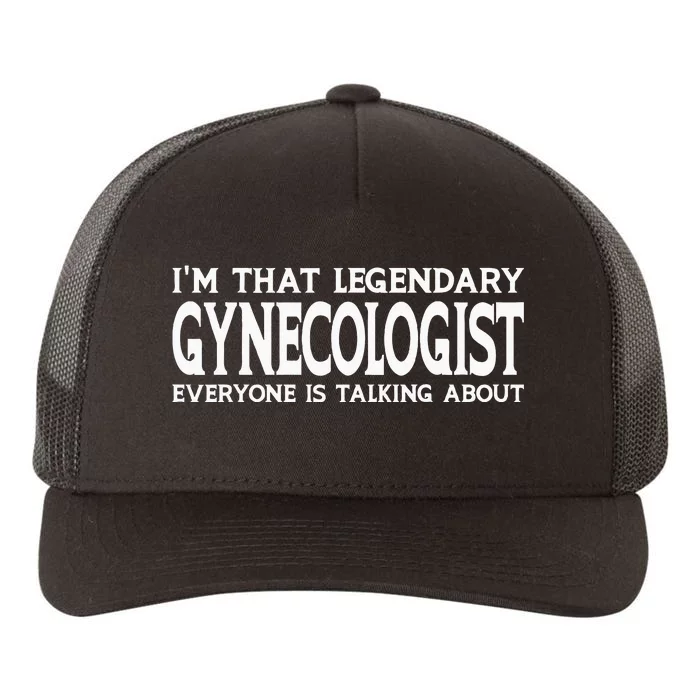 Gynecologist Job Title Employee Funny Worker Gynecologist Yupoong Adult 5-Panel Trucker Hat