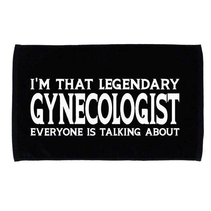 Gynecologist Job Title Employee Funny Worker Gynecologist Microfiber Hand Towel