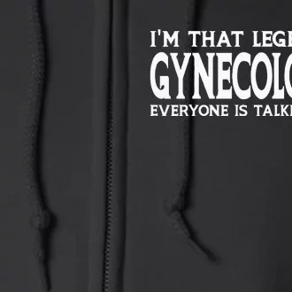 Gynecologist Job Title Employee Funny Worker Gynecologist Full Zip Hoodie