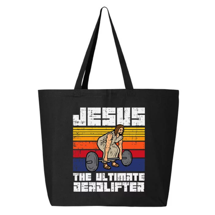 Gym Jesus Ultimate Deadlifter Christian Workout 25L Jumbo Tote