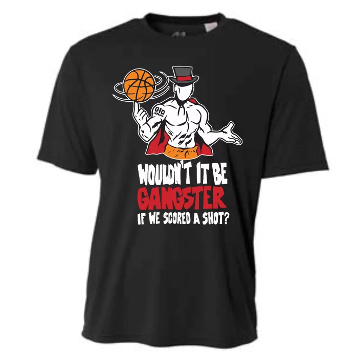 Gic January WouldnT It Be Gangster If We Scored A Shot Cooling Performance Crew T-Shirt