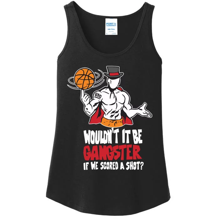 Gic January WouldnT It Be Gangster If We Scored A Shot Ladies Essential Tank