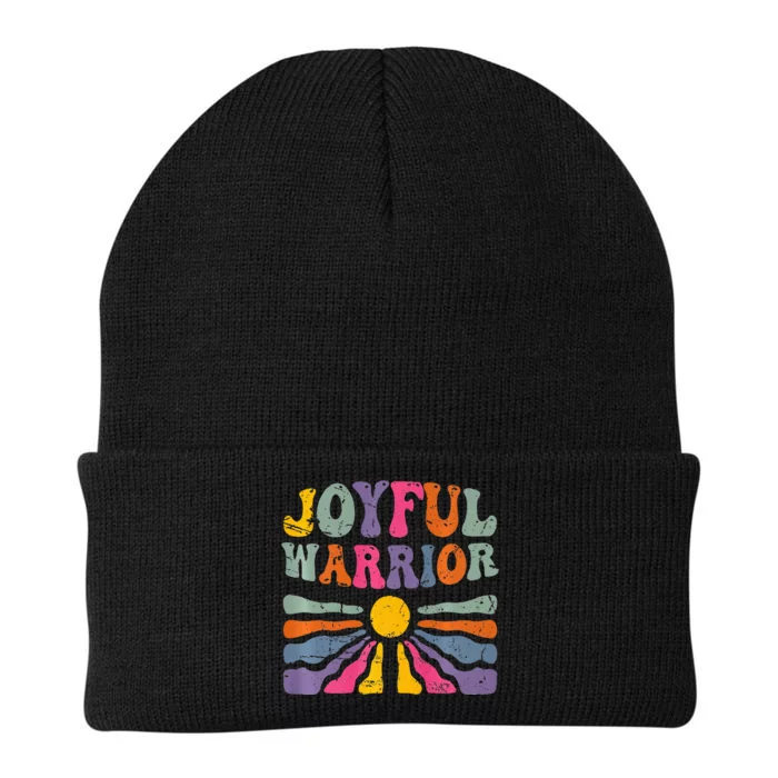 Groovy Joyful Warrior Kamala 2024 Joyful Warrior Waltz Knit Cap Winter Beanie