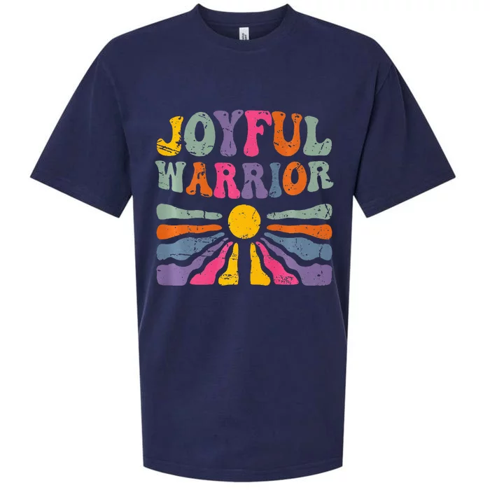 Groovy Joyful Warrior Kamala 2024 Joyful Warrior Waltz Sueded Cloud Jersey T-Shirt