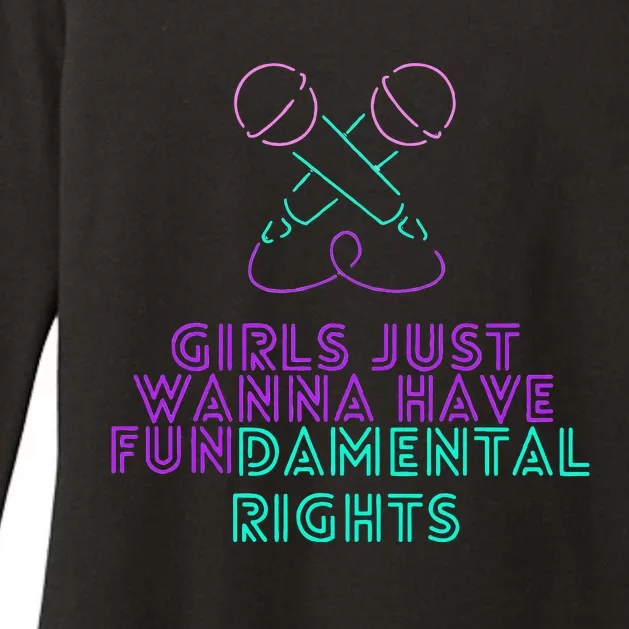 Girl Just Want To Have Fundamental Rights Womens CVC Long Sleeve Shirt