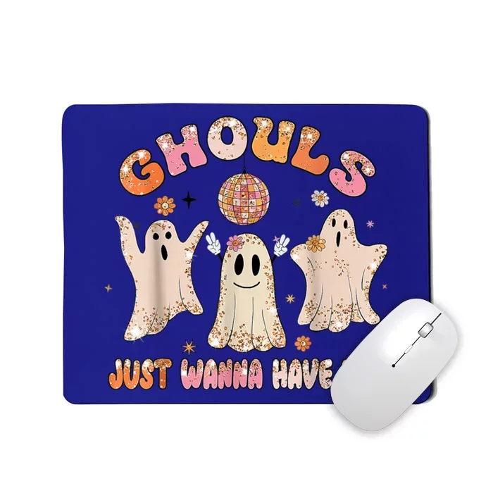 Ghouls Just Wanna Have Fun Halloween Ghost Costume Retro Gift Mousepad