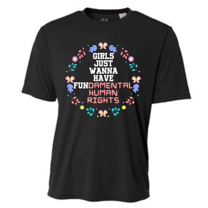 Girls Just Want To Have Fundamental Rights Cooling Performance Crew T-Shirt