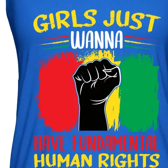 Girls Just Want To Have Fundamental Rights Gift Ladies Essential Flowy Tank