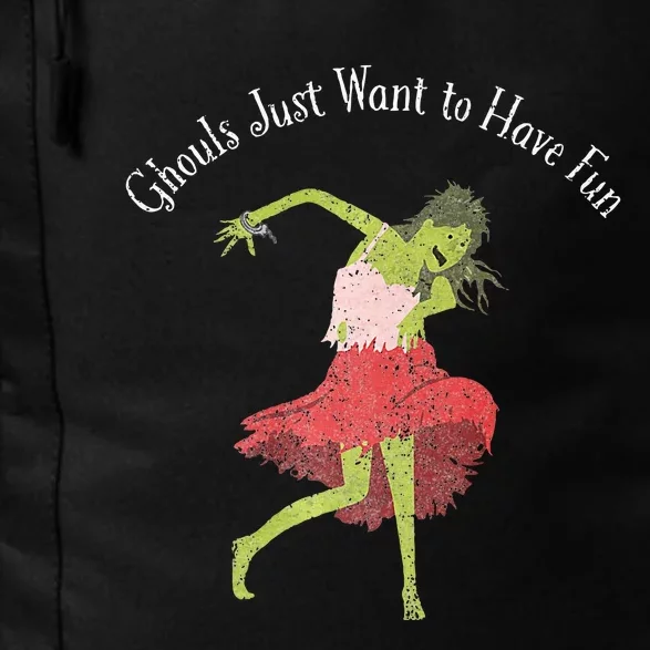 Ghouls Just Want to Have Fun 80's zombie dancing Daily Commute Backpack