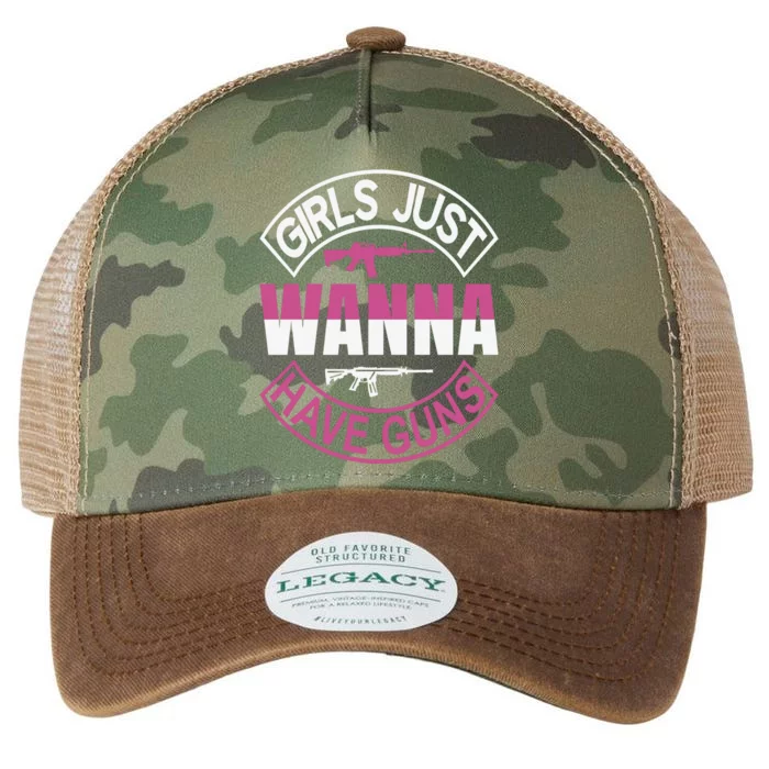 Girls Just Wanna Have Guns Legacy Tie Dye Trucker Hat