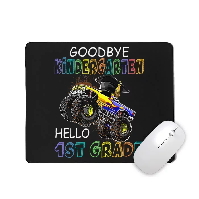 Goodbye Kindergarten 1st Grade Monster Truck Graduation Mousepad