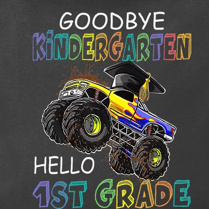 Goodbye Kindergarten 1st Grade Monster Truck Graduation Zip Tote Bag