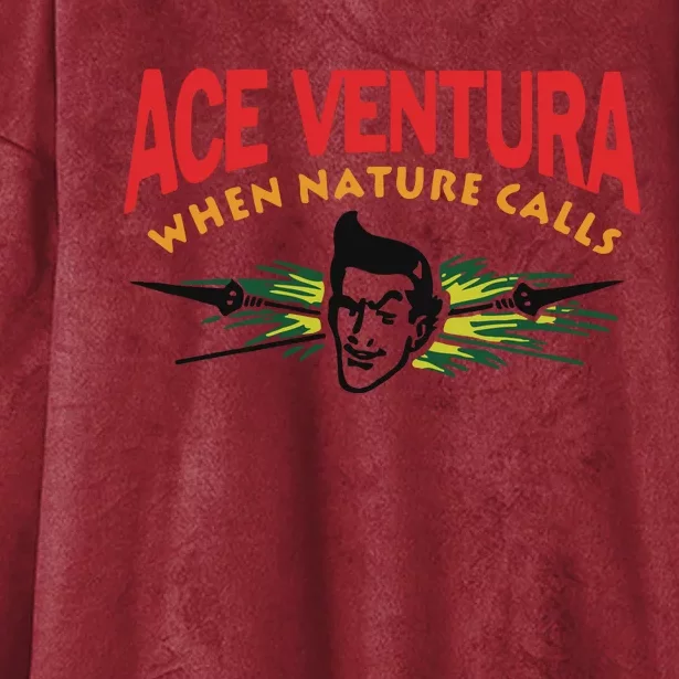 George Kittle Ace Ventura When Nature Calls Hooded Wearable Blanket