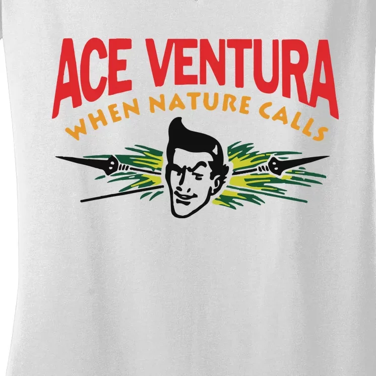 George Kittle Ace Ventura When Nature Calls Women's V-Neck T-Shirt