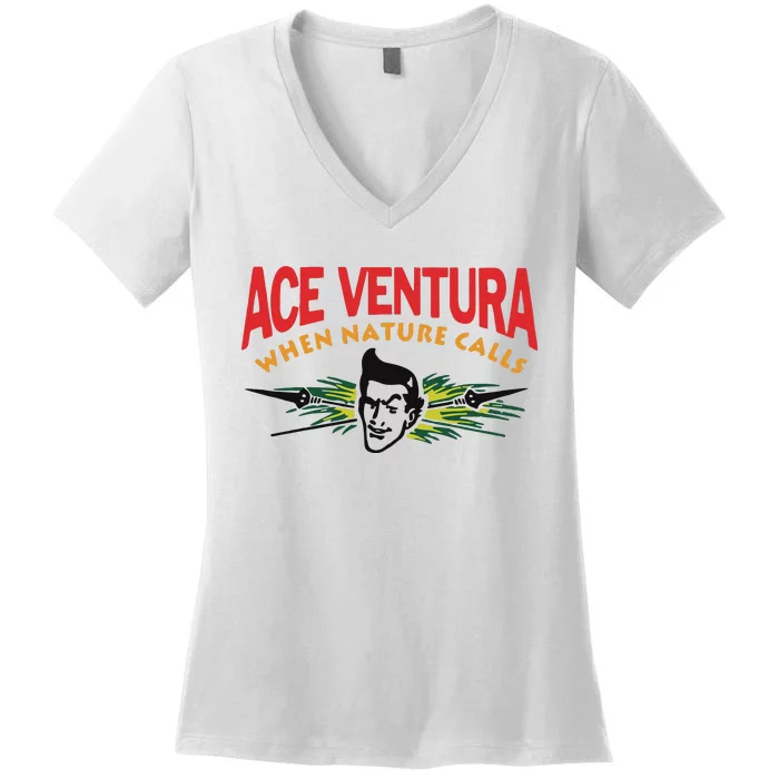 George Kittle Ace Ventura When Nature Calls Women's V-Neck T-Shirt