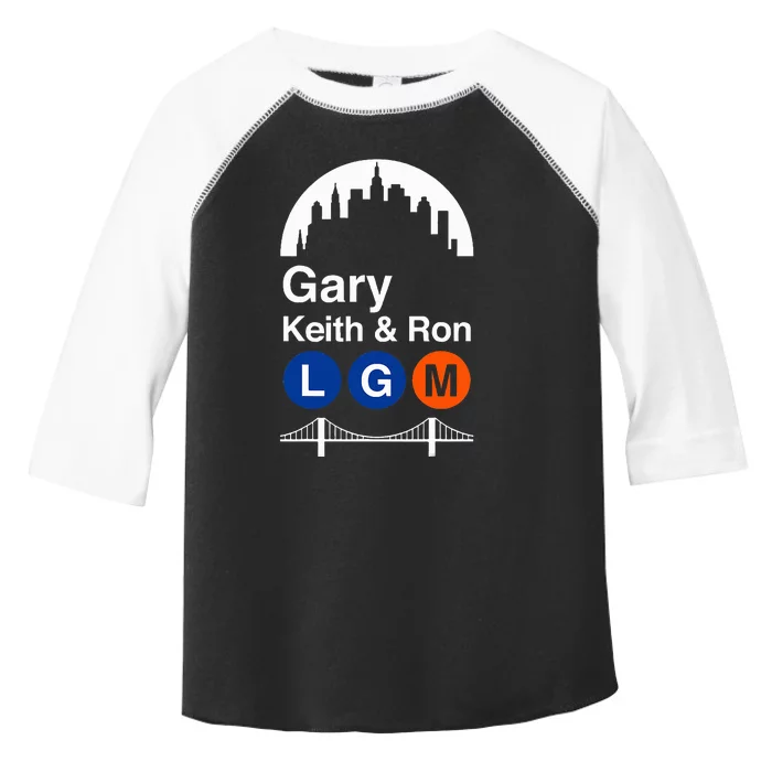 Garys Keiths And Rons Toddler Fine Jersey T-Shirt