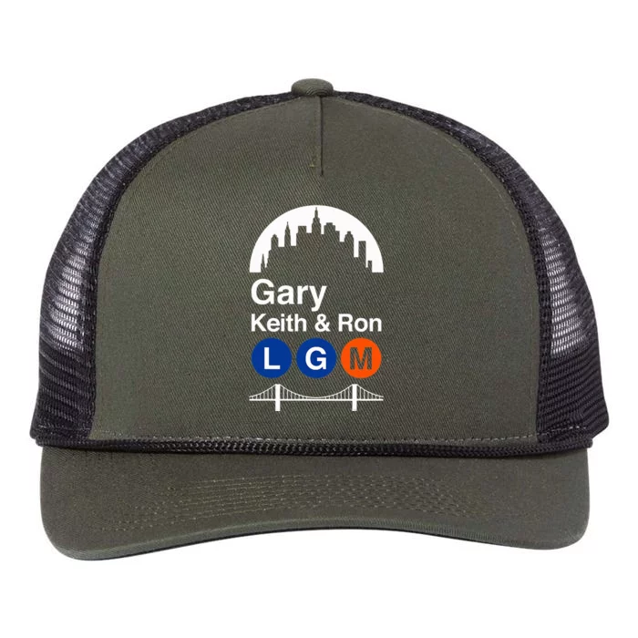 Garys Keiths And Rons Retro Rope Trucker Hat Cap