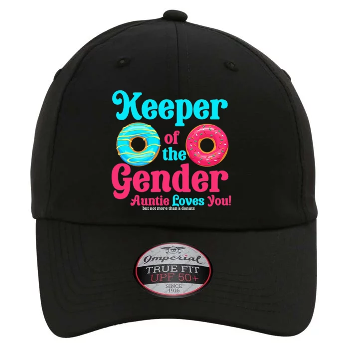 Gender Keeper Auntie funny Donuts Lover Gender Reveal Idea The Original Performance Cap