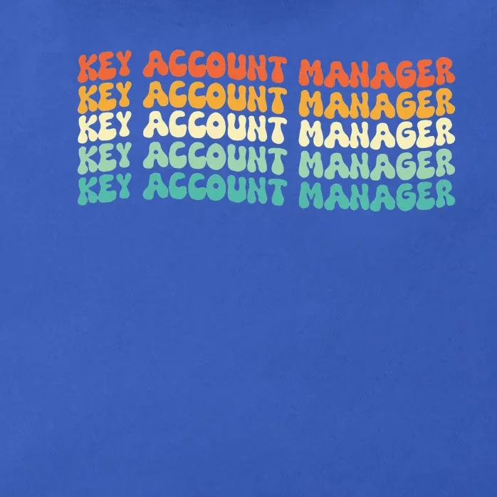 Groovy Key Account Manager Job Title Zip Tote Bag