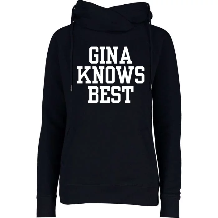 Gina Knows Best 99 Womens Funnel Neck Pullover Hood