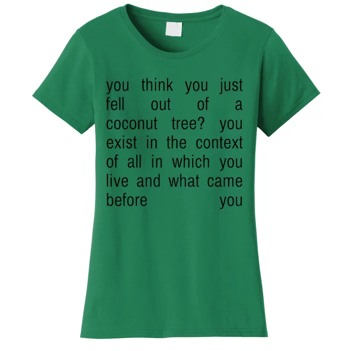 Green Kamala Brat Funny Tees Women's T-Shirt