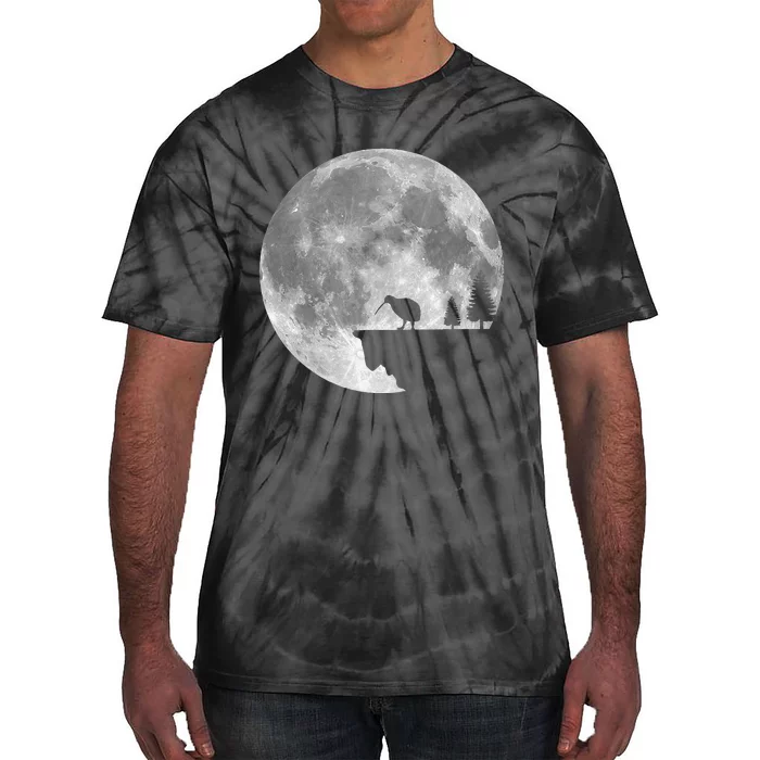 Great Kiwi Bird Moon Design Nature Kiwis Tie-Dye T-Shirt