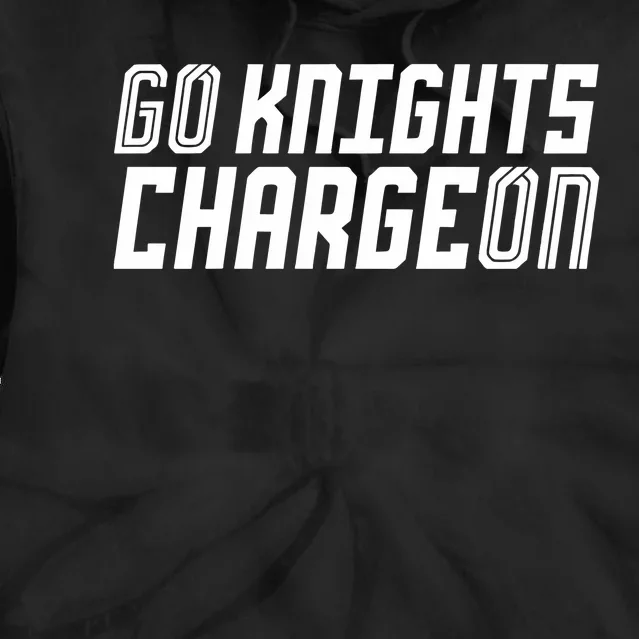 Go Knights Charge On Tie Dye Hoodie